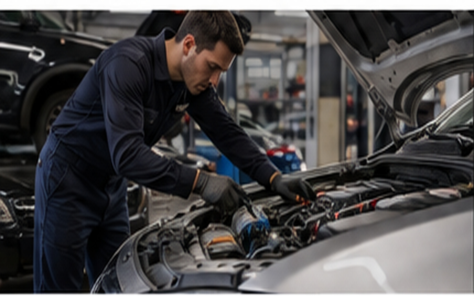 Specialist holding a diagnostic tool